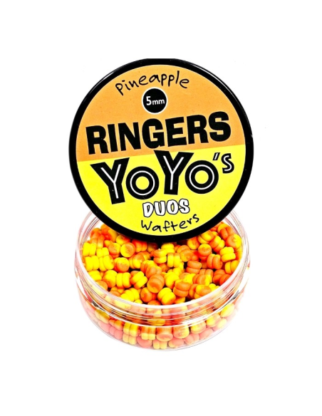 Ringers Pineapple YoYo's Duos Wafters 5mm - Orange/Yellow RINGERS - 1