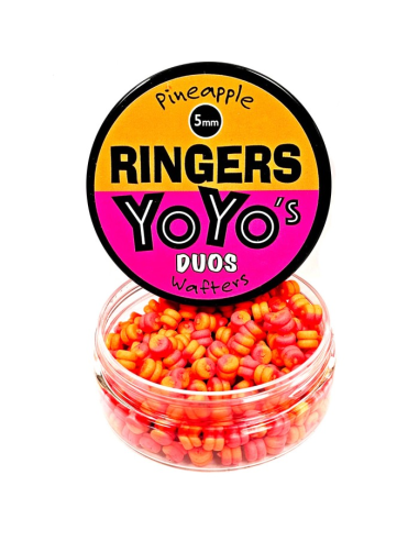 Ringers Pineapple YoYo's Duos Wafters 5mm - Orange/Pink RINGERS - 1