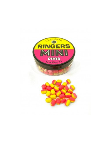 Ringers Chocolate Duos Wafters 5mm - MINI Yellow/Pink RINGERS - 1