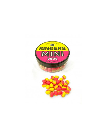 Ringers Chocolate Duos Wafters 5mm - MINI Yellow/Pink RINGERS - 1