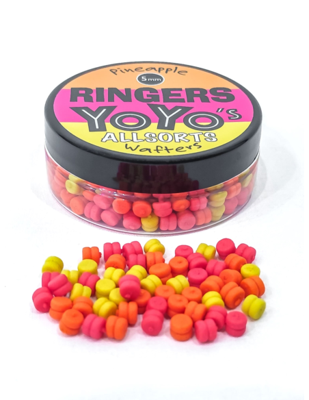 Ringers Pineapple YoYo's Wafters Allsorts 5mm - Mix Kolorów RINGERS - 1