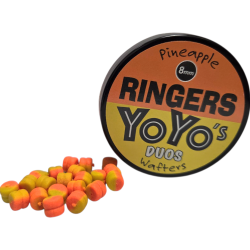 Ringers Pineapple YoYo's Duos Wafters 8mm Orange/Yellow RINGERS - 1