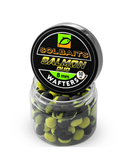 Wafters Solbaits Salmon Duo 8mm Black - Yellow 50m  - 1