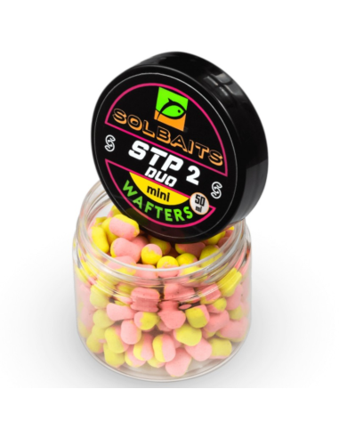 Wafters Solbaits STP 2 Duo Mini Yellow -  PINK SOLBAITS - 1