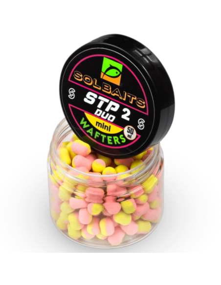 Wafters Solbaits STP 2 Duo Mini Yellow -  PINK SOLBAITS - 1