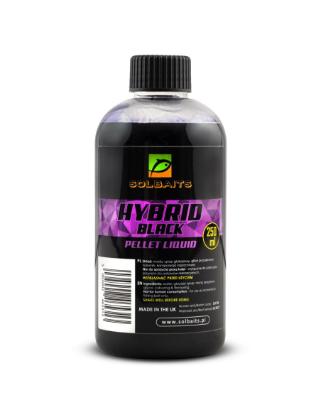 Liquid Solbaits Hybrid Black 250ml SOLBAITS - 1