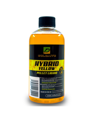 Liquid Solbaits Hybrid Yellow 250ml SOLBAITS - 1