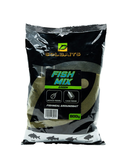 Zanęta Solbaits Fish Mix Green 800g SOLBAITS - 1