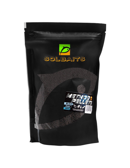 Pellet Solbaits Method Black 2mm 800g SOLBAITS - 1