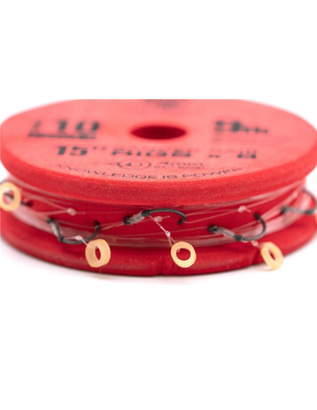 Przypony Guru Super MWG Bait Bands Na Gumce 38cm 0,19mm nr - 10 GURU - 1