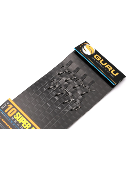 Przypony Guru Super MWG Rig Z Bagnet 0.22mm 10cm - rozm 10 GURU - 1