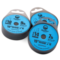 Przypony GURU Super MWG Z Bagnetem 38cm 0.19mm - rozm 10 GURU - 1 2