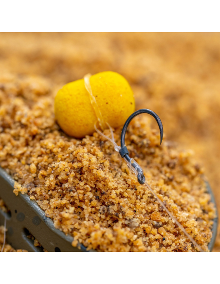 Przypony Guru Banded Hair Rigs - QM1 Z Gumką 0.22mm 10cm - roz 10 GURU - 4