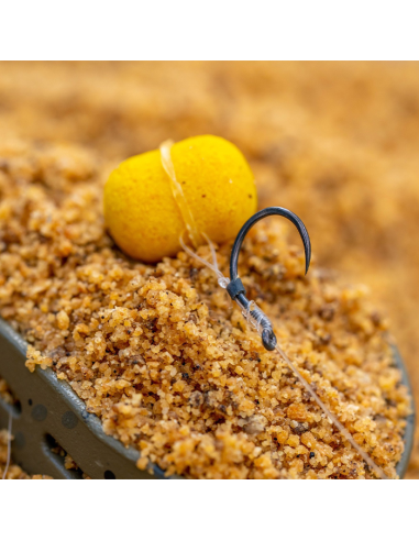 Przypony Guru Banded Hair Rigs - QM1 Z Gumką 0.22mm 10cm - roz 12 GURU - 4