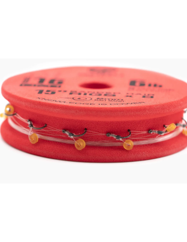 Przypony Guru Banded Hair Rigs  Z Gumką - QM1 38cm 0,22mm nr - 10