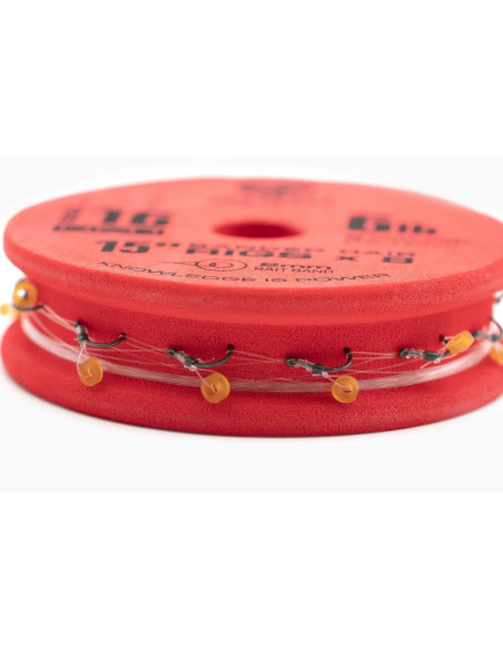 Przypony Guru Banded Hair Rigs - QM1 38cm 0,22mm nr - 12  - 1