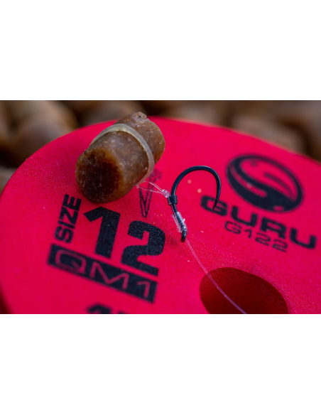 Przypony Guru Banded Hair Rigs - QM1 38cm 0,22mm nr - 12  - 2