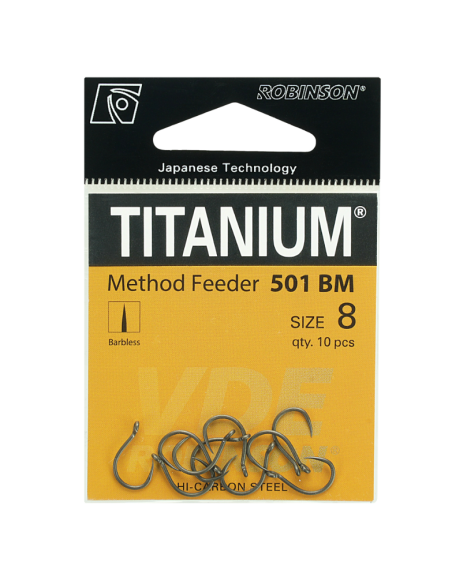 Haczyki ROBINSON Titanium MF bezzadzior 501 roz.10 ROBINSON - 1