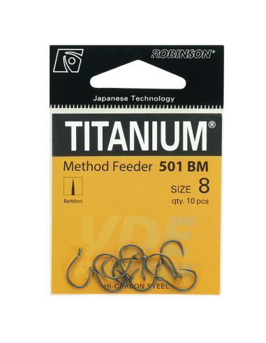 Haczyki ROBINSON Titanium MF bezzadzior 501 roz.12 ROBINSON - 1