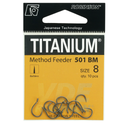 Haczyki ROBINSON Titanium MF bezzadzior 501 roz.8 ROBINSON - 1