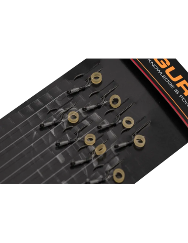 Przypony Guru Banded Hair Rigs - Super MWG Z Gumką 0.19mm 10cm - roz 14 GURU - 2