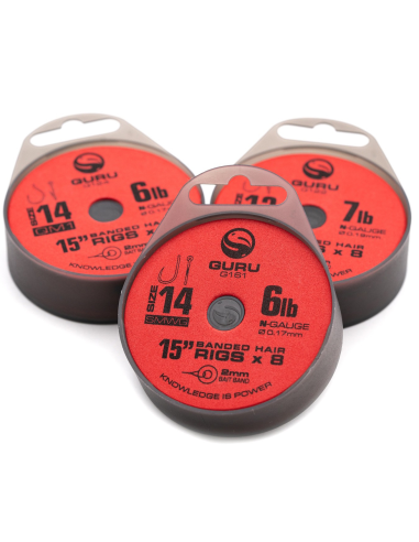 Przypony Guru Super MWG Bait Bands Na Gumce 38cm 0,22mm nr - 12