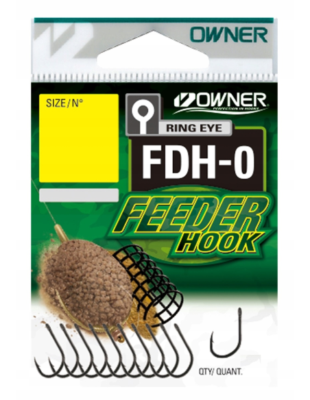HACZYKI OWNER FEEDER HOOK FDH-0 rozm -  8 OWNER - 1
