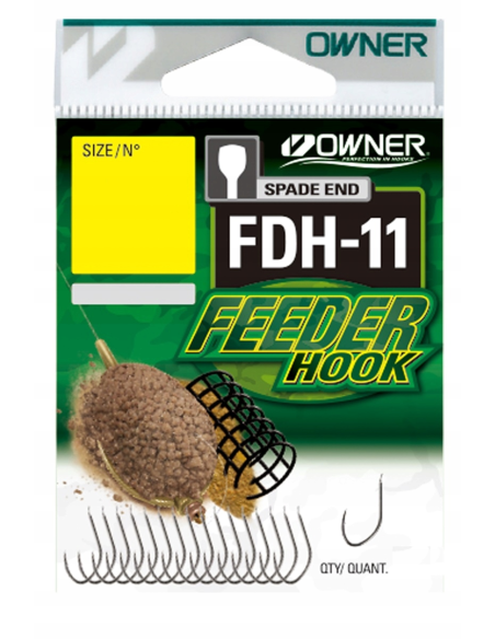 HACZYKI PRZYPON OWNER FEEDER HOOK FDH-11 rozm - 12 OWNER - 1