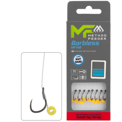 PRZYPONY MIKADO METHOD FEEDER - MF14 Z GUMKĄ BARBELESS ROZM -10 MIKADO - 1