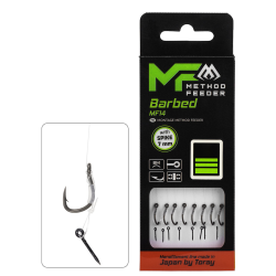 PRZYPONY MIKADO METHOD FEEDER - MF14 Z IGŁĄ Barbed rozm - 14 MIKADO - 1