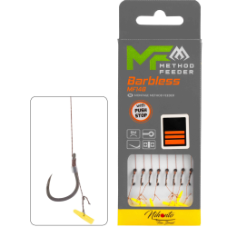 PRZYPONY MIKADO METHOD FEEDER NA PLECIONCE MF14 Push Stop BARBLESS rozm - 12 MIKADO - 1