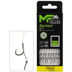 PRZYPONY MIKADO METHOD FEEDER NA PLECIONCE MF14 Z IGŁĄ Barbed rozm - 8 MIKADO - 1