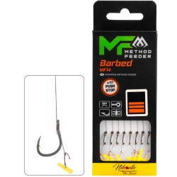 PRZYPONY MIKADO METHOD FEEDER NA PLECIONCE MF14 Push Stop BARBED rozm - 4 MIKADO - 1