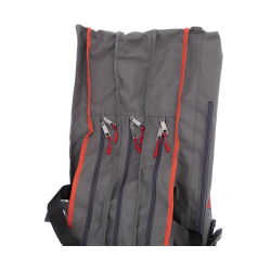 POKROWIEC MIKADO NA WĘDKI  4 KOMOROWY 150cm SZARY MIKADO - 1 2