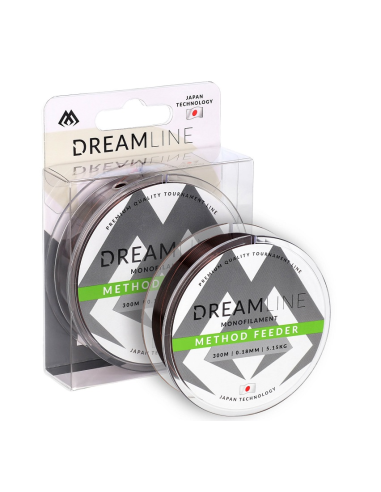 ŻYŁKA MIKADO  DREAMLINE METHOD FEEDER 0.18mm 300M