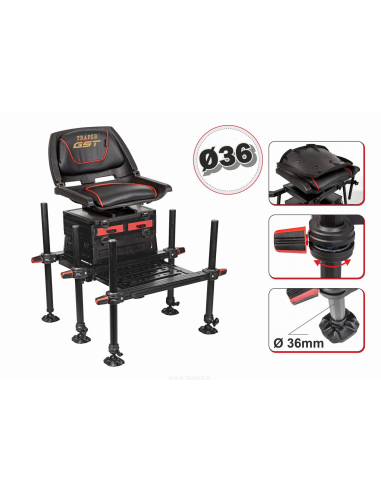 KOSZ TRAPER ULTRA FEEDER Z SIEDZISKIEM TRAPER - 2