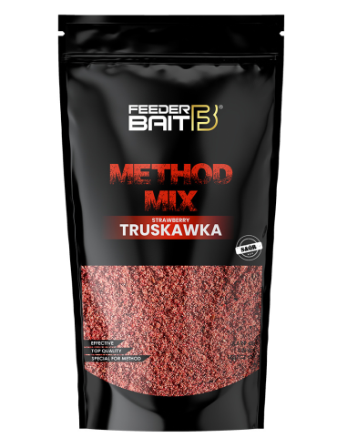 Zanęta Feeder Bait Method Mix Truskawka 800g