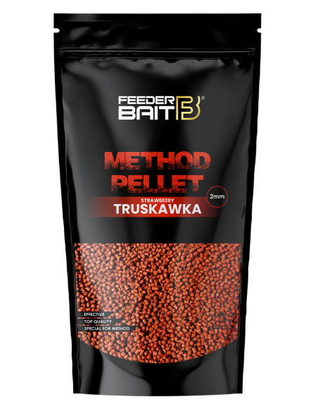 Feeder Bait Method Pellet Truskawka 2mm 800g