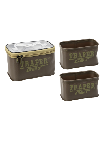 ZESTAW KUWET TRAPER POJEMNIKÓW ZAMKNIĘCIEM 3szt OLIVE GREEN TRAPER - 1