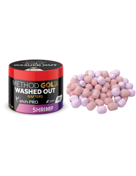 Przynęta MatchPro GOLD Wafters WASHED OUT Shrimp 8mm MatchPRO - 1