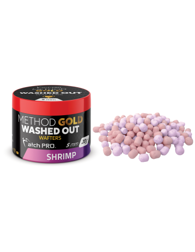 Przynęta MatchPro GOLD Wafters WASHED OUT Shrimp 5mm MatchPRO - 1