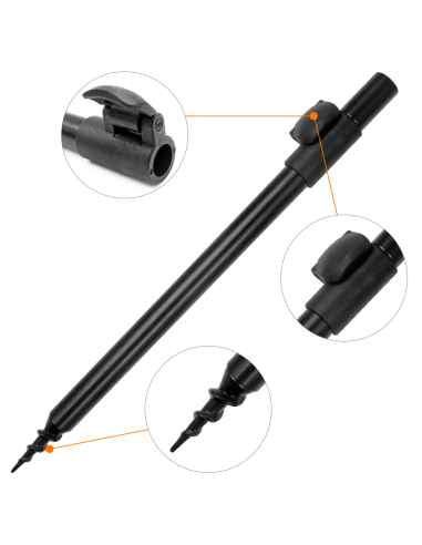 Podpórka Teleskopowa Gwintowana Czarna 60-110cm FL - 1