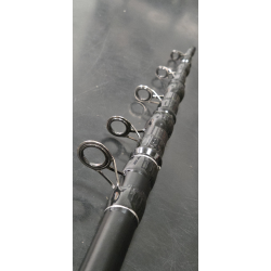 ZESTAW TELE FEEDER WĘDKA 3,60m  WĘGLOWA KOŁOWROTEK WOLNY BIEG 9ŁOŻ  - 1 2