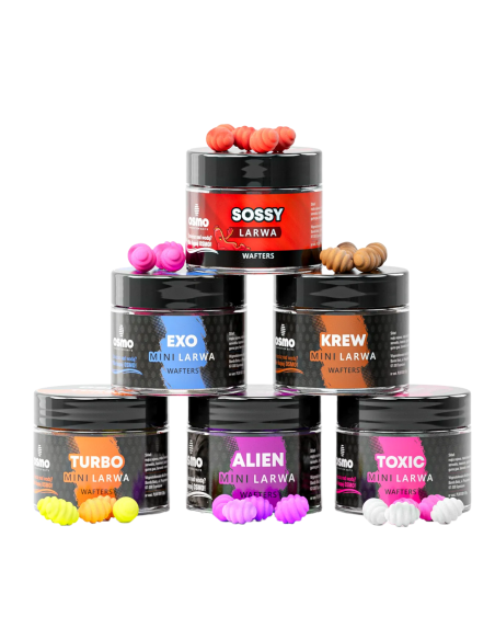 6x OSMO MINI LARWA WAFTERS 7mm WSZYSTKIE SMAKI OSMO - 3