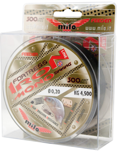 Żyłka Milo Fortress Iron Mono Method Feeder 300m 0,23mm MILO - 1