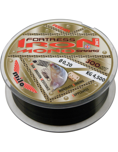 Żyłka Milo Fortress Iron Mono Method Feeder 300m 0,26mm MILO - 2