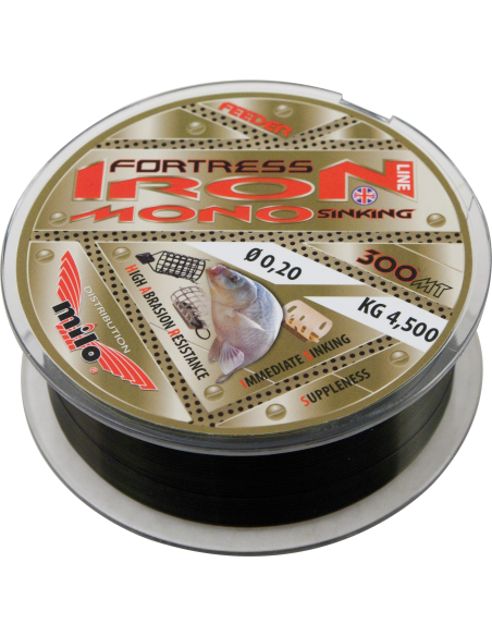 Żyłka Milo Fortress Iron Mono Method Feeder 300m 0,26mm MILO - 2