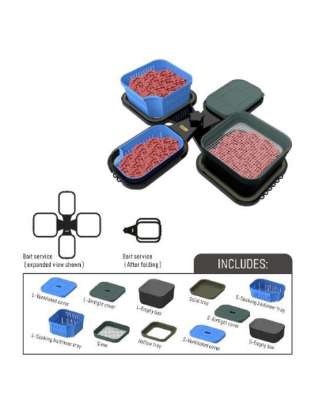ZESTAW POJEMNIKÓW COMPACT BAIT METHOD FEEDER FL - 2