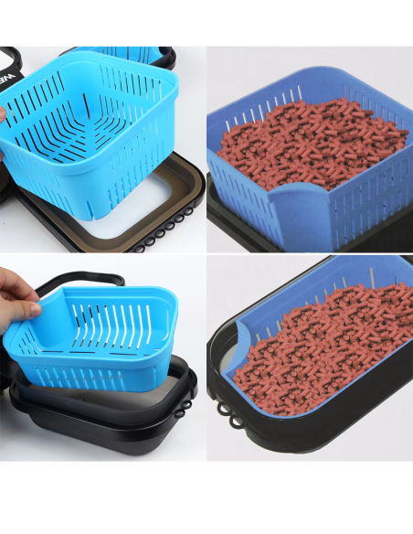 ZESTAW POJEMNIKÓW COMPACT BAIT METHOD FEEDER FL - 3