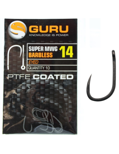 Haczyki Guru Super MWG Barbless - roz. 8 GURU - 1